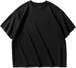 เสื้อยืดผ้าคอตตอนฟอกทรงสี่เหลี่ยมลายกรดสำหรับผู้ชายใส่ได้ทั้งชายและหญิงเสื้อยืดเปล่าไซส์ใหญ่พิเศษพิมพ์ลายแบบเรียบ - Product Image 5