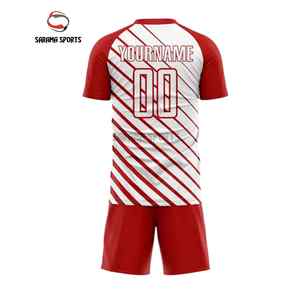 ชุดกีฬาสโมสรฟุตบอล ชุดแข่งขันฟุตบอลแท้ ราคาถูก ชุดฟุตบอล 100% โพลีเอสเตอร์ ป้องกันแบคทีเรีย ระบายอากาศได้ดี - Product Image 3