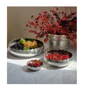 Bol de service en acier inoxydable au design magnifique pour accessoires de table, collations, aliments et fruits aux meilleurs prix - Product Image 4