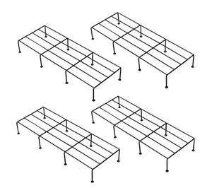 Support élégant pour plantes en pot, fleurs et ornements, support de jardinière en fer pour une utilisation en intérieur et en extérieur - Product Image 2