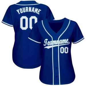 เสื้อเบสบอลลำลองคอวี แขนสั้น ทรงตรง ติดกระดุม ผลิตจากโพลีเอสเตอร์ 100% ป้องกันแบคทีเรีย รับผลิตตามแบบ สั่งซื้อจำนวนมากจากโรงงาน - Product Image 2