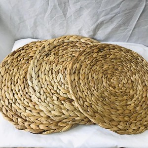 Handwoven Water Hyacinth <b>Placemat</b> Woven Natural Plant Fiber Table Mat Ideal for Dining Room Setup from Vietnam - Product Image 2