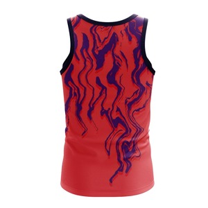 Camiseta sin mangas de sublimación de alto rendimiento, material ligero y transpirable, ajuste suave, ideal para deportes al aire libre - Product Image 4