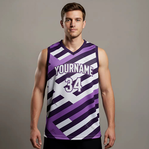 Camisetas de Baloncesto Sublimadas al por Mayor, Transpirables, de Secado Rápido, Antibacterianas, con Diseño de Logotipo Personalizado - Product Image 1