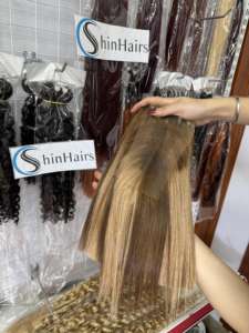 Extensions de cheveux humains vietnamiens 100% vierges non-Remy, couleur naturelle, super double drawn, soyeux, brillants, lisses, sans nœuds, sans perte - Product Image 5