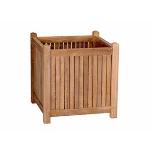 Wholesale Teak Wood Mid-Century <b>Planter</b> Natural Color - Product Image 2