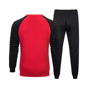 Ensemble de survêtement unisexe sur mesure pour homme, couleur unie, grande taille, avec logo personnalisé, deux pièces, qualité supérieure - Product Image 5