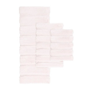 Wholesale Hot Selling Blush Pink Plush Bath Rug – Ultra Soft Absorbent Bathroom <b>Floor</b> Mat, <b>Machine</b> Washable & Quick Dry - Product Image 1