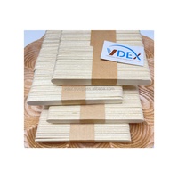 Vente en gros Vdex, bâtonnets de glace en bois de 114mm et 93mm, bâtonnets de glace en bois pour sucettes glacées, bâtonnets biodégradables en bouleau