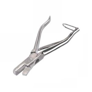 Coupe-oreilles vétérinaire robuste de 6 pouces en acier inoxydable forgé, petit modèle rectangulaire, réutilisable et réglable pour bovins/chèvres/porcs - Product Image 1