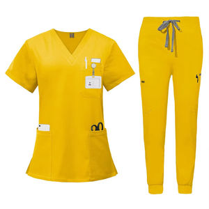 Custom Women Medical <b>Scrubs</b> <b>Set</b> – Stylish Woven Nurse Hospital Uniform Jogger <b>Scrubs</b> Wholesale - Product Image 1