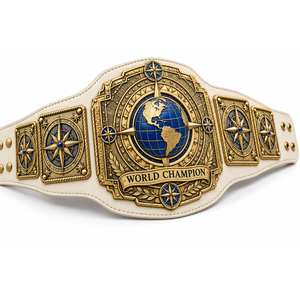 Cinturón de Campeonato de Lucha Libre, Boxeo y MMA Personalizado con Placas Metálicas, Forro de Cuero y Logotipo Personalizado, Unisex - Product Image 2