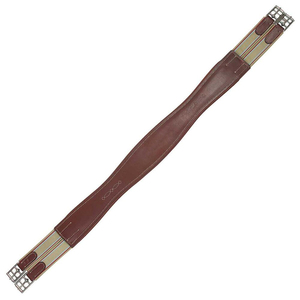 Sangle de cheval anglaise en cuir à double boucle réglable, garniture marron cousue, avec service OEM ODM, meilleure qualité, dernier design - Product Image 1