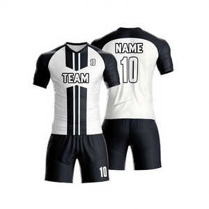 Camisetas de Fútbol Retro con Corte Automatizado, Uniformes de Fútbol para Adultos, Diseño a Cuadros/Puntos, Personalizables con Nombre, Número y Nombre del Equipo para Hombres, para Entrenamiento - Product Image 1