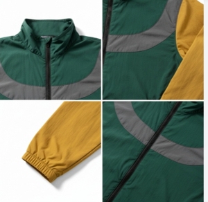 Chaqueta Cortavientos Larga Impermeable de Lona Hecha a Medida 2026 con Cuello Alto y Diseño con Capucha, Transpirable y de Secado Rápido - Product Image 2