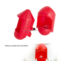 YYC personnalisé en plastique volaille buveur tasse Pigeon oiseau poussin eau tasse poulet abreuvoir avec couvercle couvercle