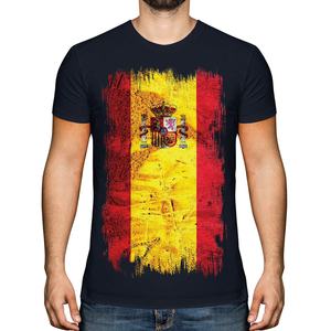 เสื้อยืดพิมพ์ลายสไตล์ลำลองสำหรับผู้ชายผ้าคอตตอนผ้าไหม100% สกรีนพิมพ์ลายผ้าถักพร้อมโลโก้ด้านหน้า - Product Image 5