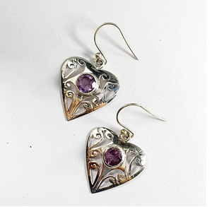 Pendientes de Amatista Natural en Plata 925 para Mujer - Accesorio Elegante y Lujoso, Colección Hecha a Mano - Product Image 3