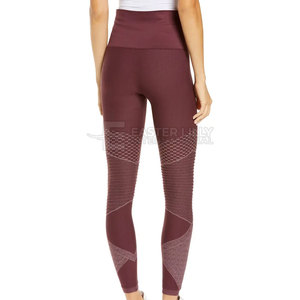 Leggings de yoga con cintura elástica para mujer, servicio OEM con MOQ bajo, leggings de yoga de alta calidad, ropa deportiva a precio económico. - Product Image 2