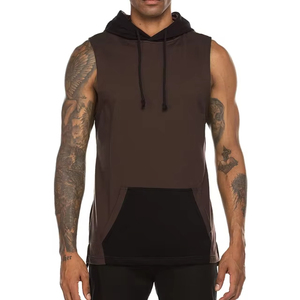custom logo modern athletic <b>men</b> gym hoodies manufacturer pakistan wholesale fitness wear apparel <b>men</b> gym hoodies - Product Image 4