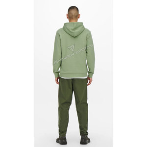 Sudadera con Capucha para Hombre, Color Sólido, con Bolsillos, Deportiva, Oversize, 100% Algodón Felpa, Transpirable, de Secado Rápido, con Logotipo Personalizado, 450g, Teñido Liso - Product Image 6