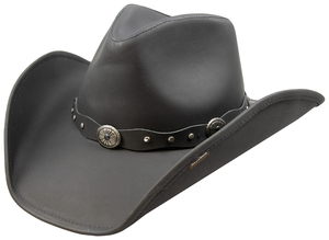 Sombrero Vaquero de Cuero Genuino, Estilo Vintage, Ala Ancha, para Hombre y Mujer - Product Image 5