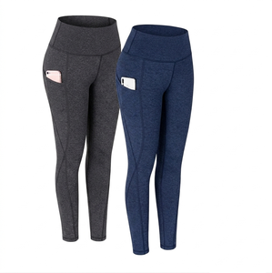 Leggings sans couture taille haute pour femme, pour le yoga, la gym, la course à pied, l'entraînement, pantalon de fitness extensible avec contrôle du ventre, tenue de sport ajustée - Product Image 1