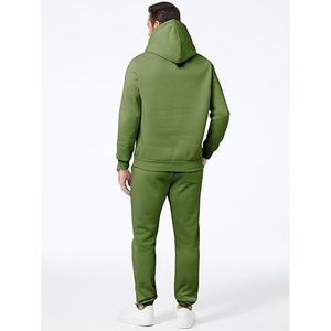 Conjunto Deportivo Informal de Algodón para Hombre, Sudadera con Capucha y Pantalones Deportivos, Ropa Deportiva para Gimnasio, Correr, Uso Diario - Product Image 3