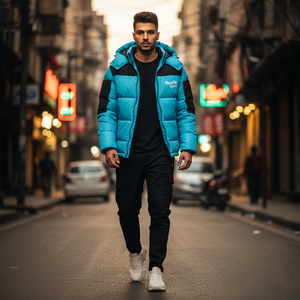 Chaqueta de Invierno Acolchada con Capucha Personalizada RexFit Sports para Hombre y Mujer, Abrigo de Plumón para Exteriores con Logotipo Bordado OEM - Product Image 3