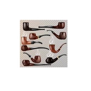 Pipa de Madera Premium para Fumar, Reutilizable, Portátil, Hecha a Mano, de Bakelite y Madera, con Accesorios para Fumar - Product Image 2