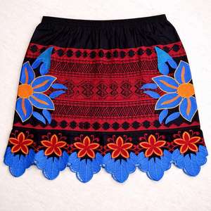 Faldas Polinesias de Tallas Grandes, 100% Algodón, Transpirables, Ecológicas, Bordadas, Casuales de Verano - Product Image 6