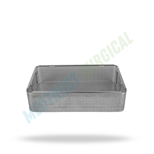 Special Size Sterilization <b>Basket</b> Stainless Steel Surgical Instrument Tray Medical Autoclave <b>Storage</b> <b>Basket</b> - Product Image 2