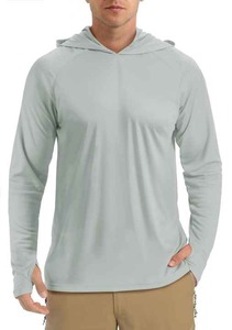 Sudadera de Pesca con Capucha de Secado Rápido Coolmax de Poliéster de Manga Larga para Pescadores Profesionales, Protección UV UPF 50, Impermeable y Transpirable - Product Image 5