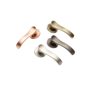 Elegant Solid Brass <b>Door</b> <b>Handle</b> <b>Set</b> with Mortise Lock | Luxury Designer Lever <b>Handles</b> for Interior <b>Doors</b> | Office & Hotel Decor - Product Image 1
