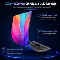 Nueva Pantalla LED de Alta Definición P1.86 para Interiores, Tipo GOB, para Podios Escolares, 320x160mm, 1080P/4K HDR10, para Discursos Corporativos y Alquileres Empresariales