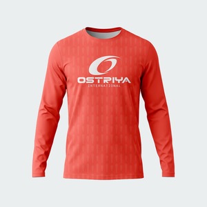 เสื้อฟุตบอลแขนยาวพิมพ์ลายแบบรีดร้อนคุณภาพสูง ปี 2026 น้ำหนักเบา ปรับแต่งได้ตามต้องการ พร้อมชื่อผู้เล่นและสีที่กำหนดเอง - Product Image 1