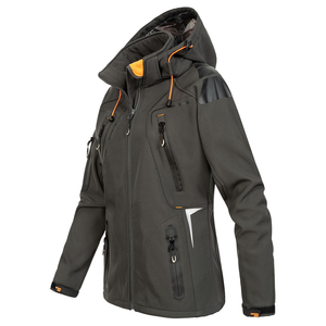 Chaqueta de Invierno para Mujer, Diseño Popular, Superventas, Nueva, Ajustada, Impermeable, Transpirable, Tejida, con Logotipo Personalizado - Product Image 3