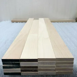 Planches de bois massif de qualité supérieure, séchées au four, 1/2 x 2 pouces, pour meubles, charpentes, artisanat et projets de construction intérieure. - Product Image 1