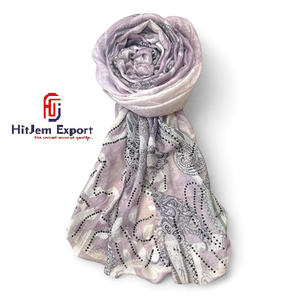 Luxury Printed Long <b>Scarf</b> Soft Fabric Head <b>Scarf</b> Custom Branding White Label Low MOQ OEM ODM Textile Manufacturer - Product Image 5