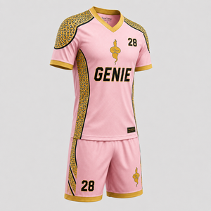 Uniforme de Fútbol Personalizado, Ropa Deportiva para Equipos, Uniforme de Fútbol con Impresión por Sublimación Completa, Tejido Transpirable, Ajuste Cómodo - Product Image 3