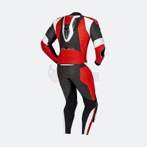 Custom Motorbike Racing Suit Cowhide Leather Professional Motorcycle Riding Gear Motorbike One Piece/Two Piece Suit - Product Image 2