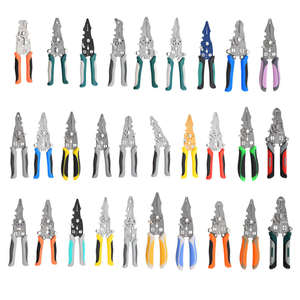 Outil professionnel multifonctionnel en acier inoxydable pour dénuder et couper les fils, ensemble d'instruments de dénudage de câbles électriques de haute précision - Product Image 6