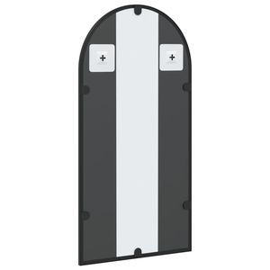 Espejo de Pared de 11.8x23.6 Pulgadas, Vidrio Negro con Hierro con Recubrimiento en Polvo, Decoración Elegante para el Hogar - Product Image 5