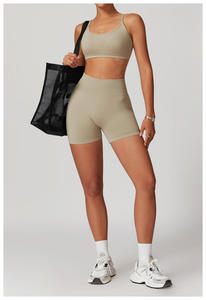 Conjunto de Yoga sin Costuras de Alta Elasticidad para Mujer, Levanta Glúteos, Cintura Alta, Ropa Deportiva Ligera, Ropa Deportiva Activa para Gimnasio - Product Image 6