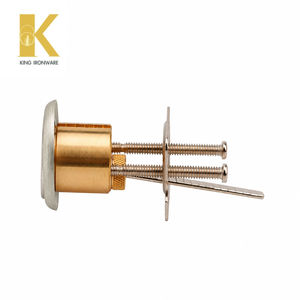 กระบอกกุญแจทองเหลือง KW พร้อมร่องกุญแจ สแตนเลสซาติน โลโก้ OEM ผลิตตามสั่ง ผู้ผลิตมากว่า 30 ปี - Product Image 5
