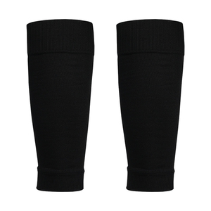 Manchons de compression sans pieds pour hommes, couleur unie, absorbant la transpiration, pour football et protection des tibias - Product Image 4