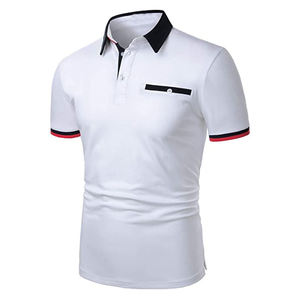 Camisetas Polo Casuales para Hombre, Nuevo Diseño en Venta, Logotipo Personalizado, Color Sólido, Transpirables - Product Image 4