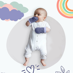 Manoplas para Bebé Transpirables de Algodón 95% Bambú, 5% Elastano, Protección Suave para las Manos de Recién Nacidos - Product Image 2
