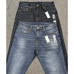 Mens Mid Waist Straight Leg Vintage Jeans Lightweight Woven <b>Light</b> Wash Stretch Denim Casual <b>Trousers</b> Breathable Eco Friendly - Product Image 2