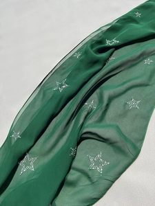 Women's Chiffon Printed Sequined Beach <b>Sarong</b> Cover-Up with Sleeveless Mini Length for Swimsuit Protection - Product Image 3
